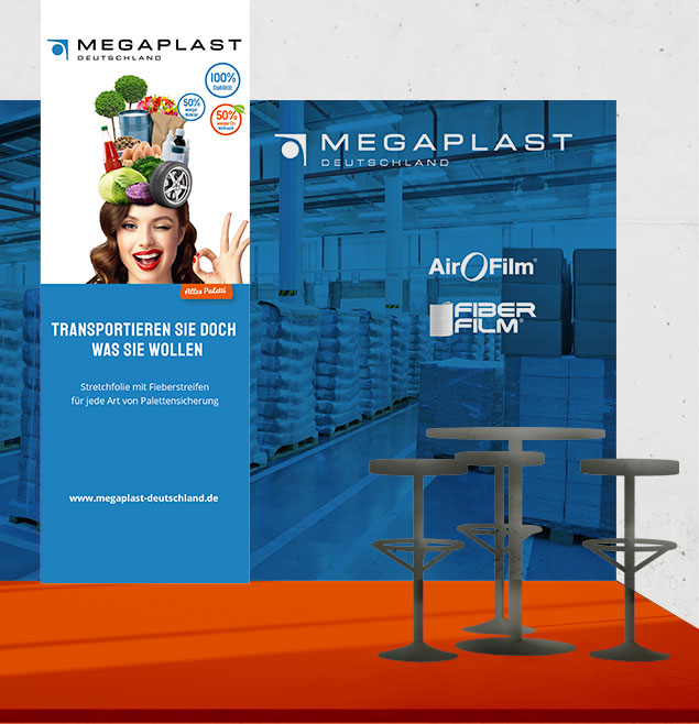 Megaplast Teaser Messedesign Gestaltung Im Raum2