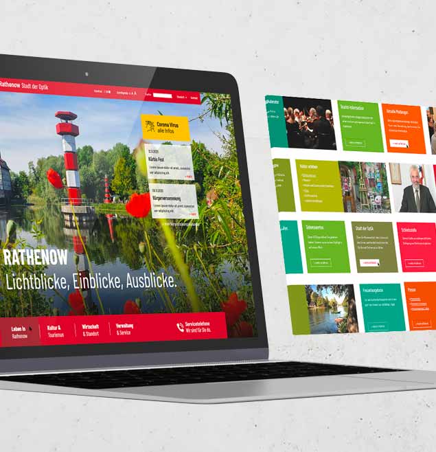 Rathenow Teaser SchweigerDesign CorporateDesign CMS Typo3 Webseite Responsive